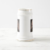 Thomas Jefferson - Zitat "Nachbarschaft Religion"  Bierglas (Mittel)