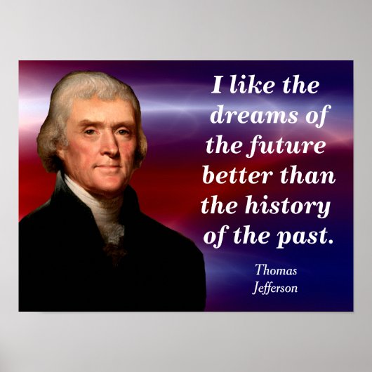 Thomas Jefferson - Zitat-Poster Poster (Vorne)