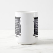 Thomas Jefferson Zitat Streben nach Glück Kaffeetasse (Mittel)