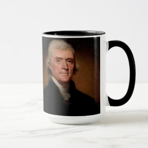 Thomas Jefferson Zitat Tasse