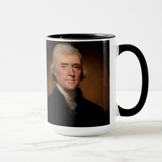 Thomas Jefferson Zitat Tasse (Rechts)