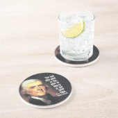 Thomas Jefferson Zitat über Gott und Freiheit Sandstein Untersetzer (Seite)