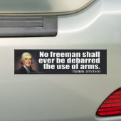 Thomas Jefferson Zitat zum 2. Autoaufkleber (Auf Auto)