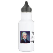 Thomas Jefferson zu einer großen Regierung Trinkflasche (Links)