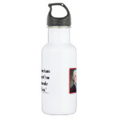 Thomas Jefferson zum amerikanischen Glück Trinkflasche (Rückseite)