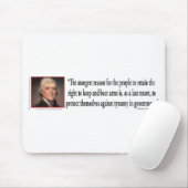 Thomas Jefferson zur Kontrolle von Gun Mousepad (Mit Mouse)
