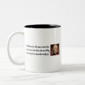 Thomas Jefferson Zweifarbige Tasse (Links)