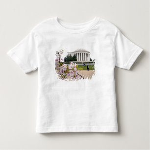 Thomas- Jeffersondenkmal mit Kirschblüten Kleinkind T-shirt