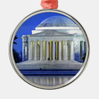 Thomas- Jeffersondenkmal nachts Ornament Aus Metall