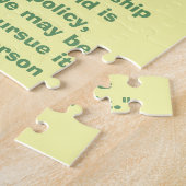 Thomas- Jeffersonfriedenszitat-Puzzlespiel Puzzle (Seite)