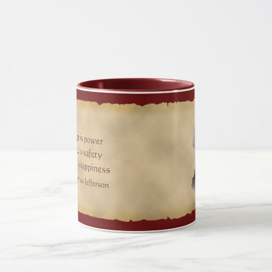 Thomas- Jeffersonkaffee-Tasse Tasse (Zentrum)