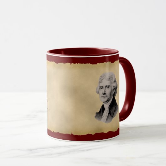 Thomas- Jeffersonkaffee-Tasse Tasse (VorderseiteRechts)