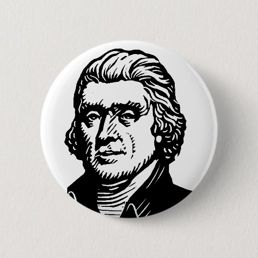 Thomas- Jeffersonknopf Button (Vorderseite)
