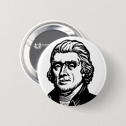 Thomas- Jeffersonknopf Button (Vorne & Hinten)