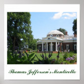 Thomas Jeffersons Monticello Poster (Vorne)