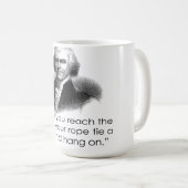 Thomas- Jeffersonseil-Zitat-Tasse Kaffeetasse (VorderseiteRechts)