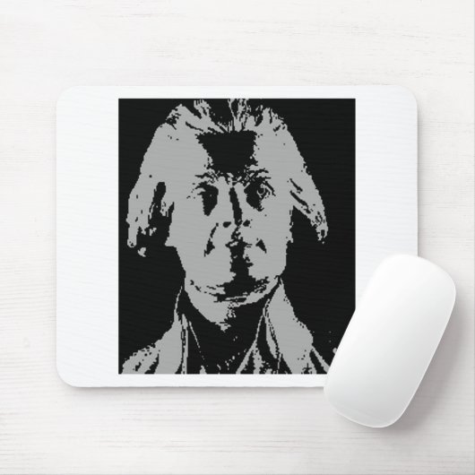 Thomas- JeffersonSilhouette Mousepad (Mit Mouse)