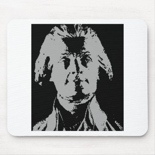 Thomas- JeffersonSilhouette Mousepad (Vorne)