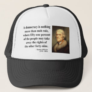 Thomas- Jeffersonzitat 10c Truckerkappe