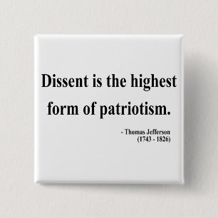 Thomas- Jeffersonzitat 15a Button