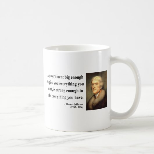 Thomas- Jeffersonzitat 1c Kaffeetasse (Rechts)