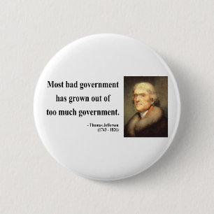 Thomas- Jeffersonzitat 7c Button