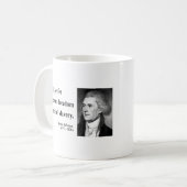 Thomas- Jeffersonzitat 9b Kaffeetasse (Vorderseite Links)