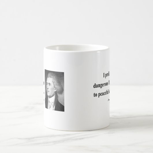 Thomas- Jeffersonzitat 9b Kaffeetasse (Mittel)