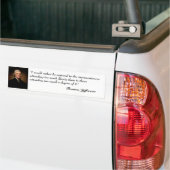 Thomas- Jeffersonzitat auf Autoaufkleber (Auf Lkw)
