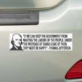Thomas- Jeffersonzitat-Autoaufkleber Autoaufkleber (Auf Auto)