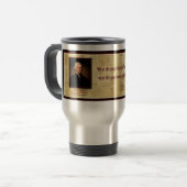 Thomas- Jeffersonzitat-rostfreier Stahl-Tasse Reisebecher (Vorderseite Links)