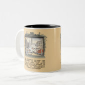 Thomas- Jeffersonzitat: Tyrannei in der Regierung Zweifarbige Tasse (Vorderseite Links)