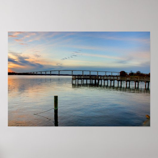 Thomas Johnson Bridge, Solomons Maryland Poster (Vorne)