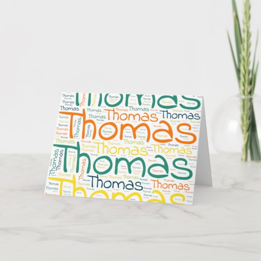 Thomas Karte (Vorderseite)
