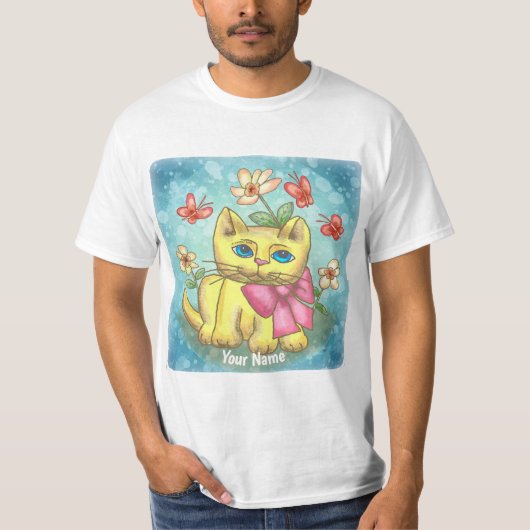 Thomas Kitten Katze T-Shirt (Vorderseite)