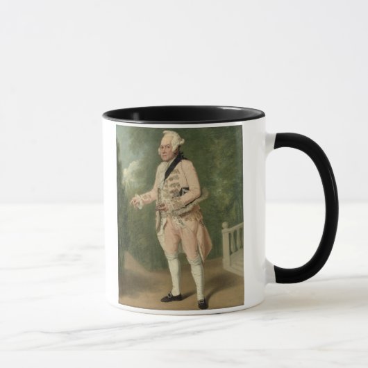 Thomas-König als Lord Ogleby (Öl auf Leinwand) Tasse (Rechts)