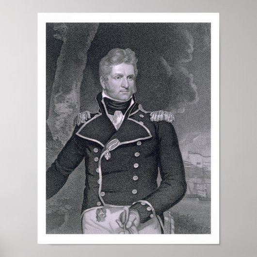 Thomas Macdonough (1783-1825) engraved by John B. Poster (Vorne)