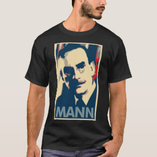 Thomas Mann-Plakat-politische Parodie T-Shirt