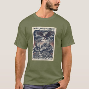 Thomas Massie 2028 Anti-Krieg Verfassung T-Shirt