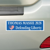 Thomas Massie 2028  Autoaufkleber (Auf Auto)