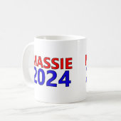 Thomas Massie für Präsident 2024 Kaffeetasse (Vorderseite Links)
