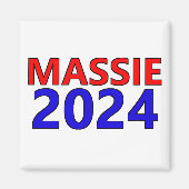 Thomas Massie für Präsident 2024 Magnet (Vorne)
