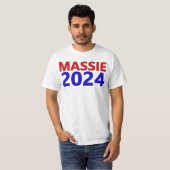 Thomas Massie für Präsident 2024 T-Shirt (Vorne ganz)