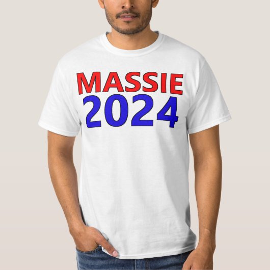 Thomas Massie für Präsident 2024 T-Shirt (Vorderseite)