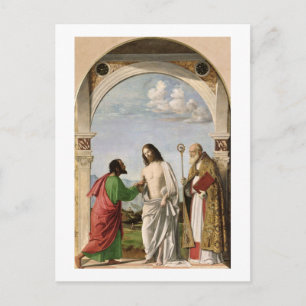 Thomas mit St. Magnus, c.1504-05 Postkarte