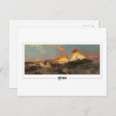 Thomas Moran #183 - Fine Art Postkarte (Vorne/Hinten)