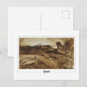 Thomas Moran #187 - Fine Art Postkarte (Vorne/Hinten)