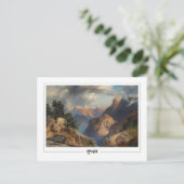 Thomas Moran #352 - Fine Art Postkarte (Stehend Vorderseite)