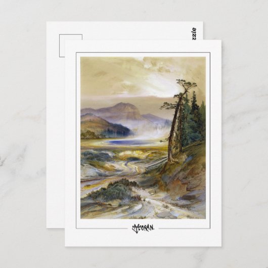 Thomas Moran #4 - Fine Art Postcard Postkarte (Vorne/Hinten)