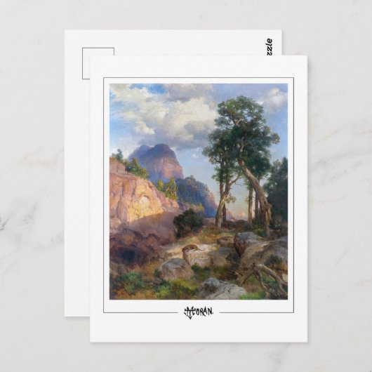 Thomas Moran #5 - Fine Art Postcard Postkarte (Vorne/Hinten)